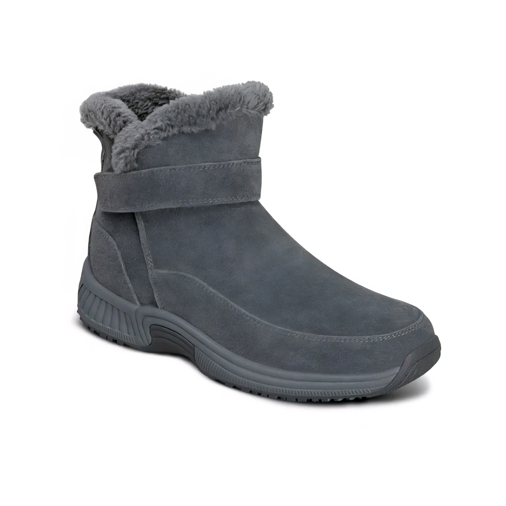 Orthofeet Women's Bliss Hands-Free Orthopedic Boots -Grey - Picture 2 of 9